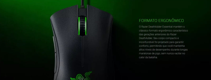 Mouse para Gamer de Sucesso - Razer Deathadder Essential